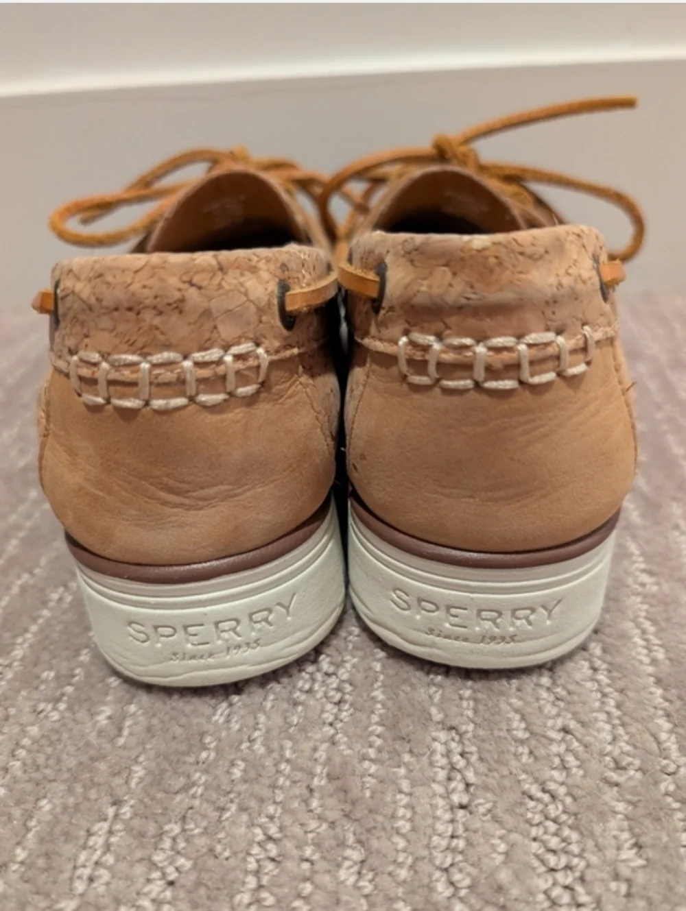 Sperry Cork Boat Shoes - Picture 6 of 9